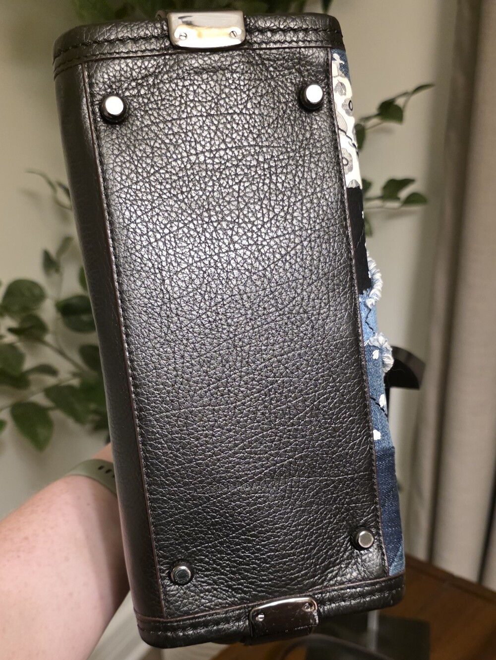 Coach Swagger 27 in Canyon Quilt Denim Satchel 38075 - Picture 11 of 11